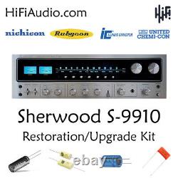 Sherwood S-9910 restoration recap repair service rebuild kit fix