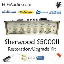 Sherwood S5000 II restoration recap repair service rebuild kit capacitor