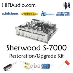 Sherwood S7000 restoration recap repair service rebuild kit capacitor
