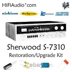 Sherwood S7310 restoration recap repair service rebuild kit filter capacitor