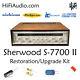 Sherwood S7700 II restoration recap repair service rebuild kit capacitor