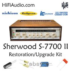 Sherwood S7700 II restoration recap repair service rebuild kit capacitor