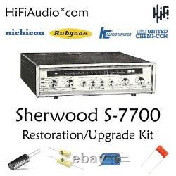 Sherwood S7700 restoration recap repair service rebuild kit capacitor