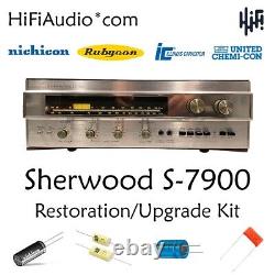 Sherwood S7900 restoration recap repair service rebuild kit fix filter capacitor