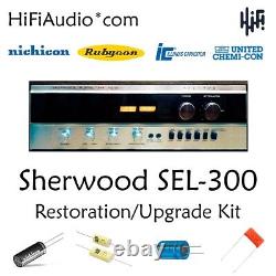 Sherwood SEL-300 restoration recap repair service rebuild kit filter capacitor