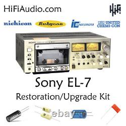 Sony EL-7 deck restoration recap service kit fix repair capacitor rebuild