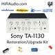 Sony TA-1130 rebuild restoration recap service kit fix repair filter capacitor