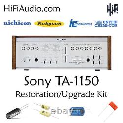 Sony TA-1150 rebuild restoration recap service kit fix repair capacitor