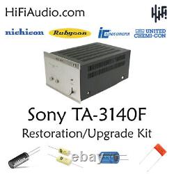Sony TA-3140F rebuild restoration recap service kit repair capacitor