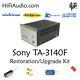 Sony TA-3140F rebuild restoration recap service kit repair capacitor