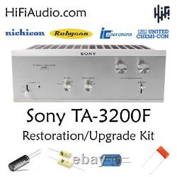 Sony TA-3200F rebuild restoration recap service kit repair capacitor