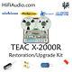 Teac X-2000R reel deck restoration service kit repair rebuild capacitor