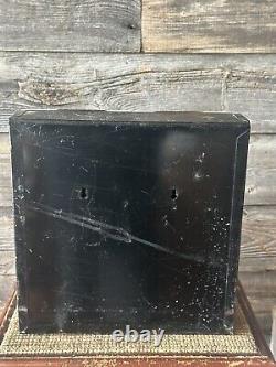 Vintage Bowes Sign Tire Tube Repair Kit Cabinet Service Station Cabinet Bowes