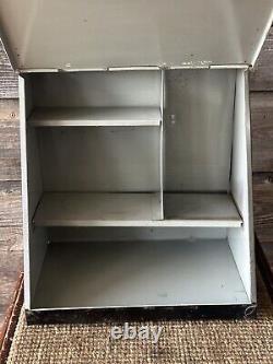 Vintage Bowes Sign Tire Tube Repair Kit Cabinet Service Station Cabinet Bowes