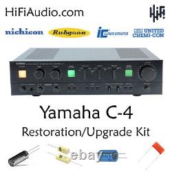 Yamaha C4 preamp restoration recap service kit fix repair capacitor