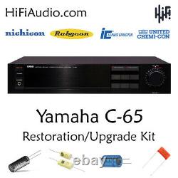 Yamaha C65 preamp restoration recap service kit fix repair capacitor