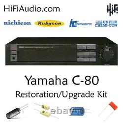 Yamaha C80 preamp restoration recap service kit fix repair capacitor