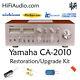 Yamaha CA-2010 rebuild restoration recap service kit repair filter capacitor