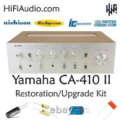 Yamaha CA-410 II amplifier rebuild restoration service kit repair capacitor