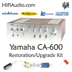Yamaha CA-600 amplifier rebuild restoration recap service kit repair capacitor