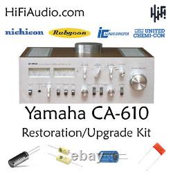 Yamaha CA-610 amplifier capacitor rebuild restoration recap service kit repair