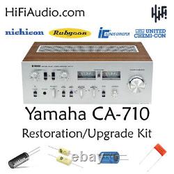 Yamaha CA-710 rebuild restoration recap service kit fix repair capacitor