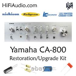 Yamaha CA-800 rebuild restoration recap service kit repair filter capacitor