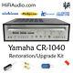 Yamaha CR-1040 rebuild restoration recap service kit fix repair capacitor