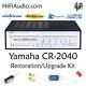 Yamaha CR-2040 rebuild restoration recap service kit repair filter capacitor