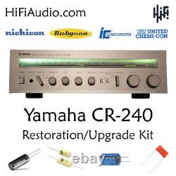 Yamaha CR-240 rebuild restoration recap service kit fix repair capacitor