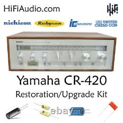 Yamaha CR-420 rebuild restoration recap service kit fix repair filter capacitor