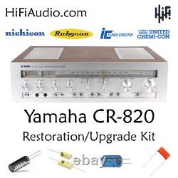 Yamaha CR-820 rebuild restoration recap service kit fix repair filter capacitor