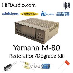 Yamaha M80 restoration recap service kit fix repair capacitor rebuild