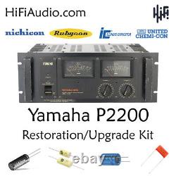 Yamaha P2200 restoration recap service kit fix rebuild repair filter capacitor