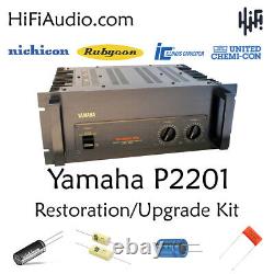 Yamaha P2201 restoration recap service kit fix rebuild repair filter capacitor